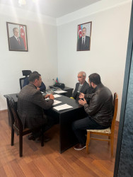 Bakı şəhərində müvəqqəti məskunlaşmış Xocalı rayon sakinlərinin səyyar görüş-qəbulu keçirilmişdir.