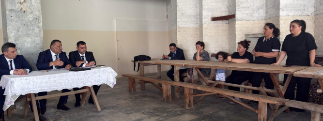 Binəqədi rayonunda  müvəqqəti olaraq yaşayan Xocalı rayon sakinlərinin səyyar görüş-qəbulu keçirilmişdir