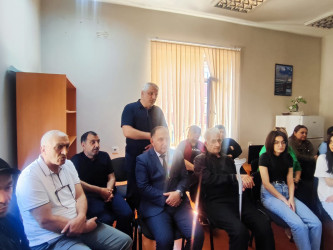 Zaqatala rayonunda müvəqqəti olaraq yaşayan Xocalı rayon sakinlərinin səyyar görüş-qəbulu keçirilmişdir