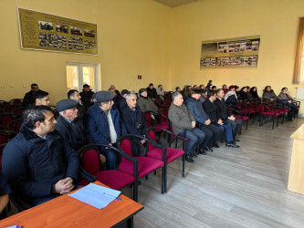 Sabunçu rayonu Ramana qəsəbəsində məskunlaşmış Xocalı rayon sakinlərinin səyyar görüş-qəbulu keçirilmişdir.