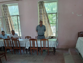 Mingəçevir şəhəri Yeni həyat qəsəbəsində müvəqqəti məskunlaşmış Xocalı rayon sakinlərinin səyyar görüş-qəbulu keçirilmişdir