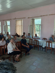 Mingəçevir şəhəri Yeni həyat qəsəbəsində müvəqqəti məskunlaşmış Xocalı rayon sakinlərinin səyyar görüş-qəbulu keçirilmişdir