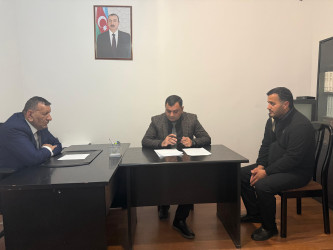 Nərimanov rayonunda müvəqqəti yaşayan Xocalı rayon sakinlərinin səyyar görüş-qəbulu keçirilmişdir