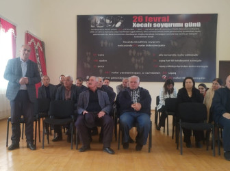 Gəncə şəhəri Yeni qəsəbə-2-də müvəqqəti olaraq yaşayan Xocalı rayon sakinlərinin səyyar görüş-qəbulu keçirilmişdir