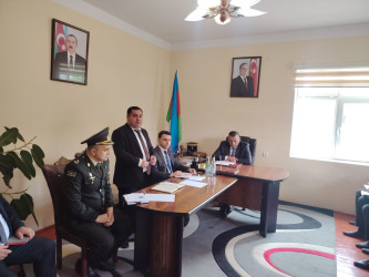 Goranboy rayonu Börü qəsəbəsində müvəqqəti olaraq yaşayan Xocalı rayon sakinlərinin səyyar görüş-qəbulu keçirilmişdir