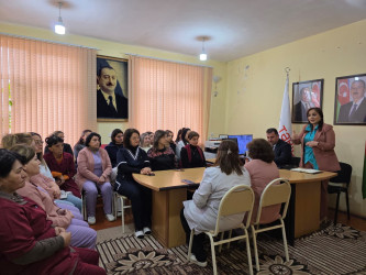 "Uşaqların doğulanadək cins seçiminin qarşısının alınması" mövzusunda maarifləndirici tədbir keçirilmişdir.