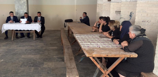 Binəqədi rayonunda  müvəqqəti olaraq yaşayan Xocalı rayon sakinlərinin səyyar görüş-qəbulu keçirilmişdir