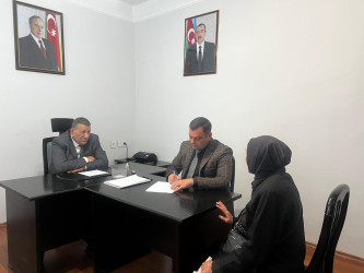 Nərimanov rayonu Bakuvi-20 ünvanında yaşayan Xocalı rayon sakinlərinin səyyar görüş-qəbulu keçirilmişdir