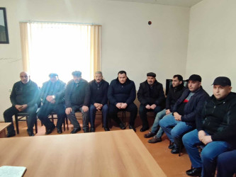 Ağdam rayonu Quzanlı qəsəbəsində yaşayan Xocalı rayon sakinlərinin səyyar görüş-qəbulu keçirilmişdir