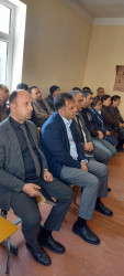 Goranboy rayon Yuxarı Ağcakənd qəsəbəsində müvəqqəti olaraq yaşayan Xocalı rayon sakinlərinin səyyar görüş-qəbulu keçirilmişdir