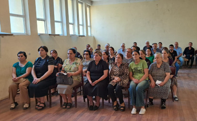 Gəncə şəhərində yaşayan Xocalı rayon sakinlərinin səyyar görüş-qəbulu keçirilmişdir