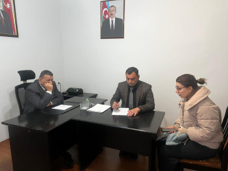 Nərimanov rayonu Bakuvi-20 ünvanında yaşayan Xocalı rayon sakinlərinin səyyar görüş-qəbulu keçirilmişdir