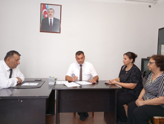 Nərimanov rayonunda yaşayan Xocalı rayon sakinlərinin səyyar görüş-qəbulu keçirilmişdir