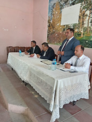 Mingəçevir şəhəri Yeni həyat qəsəbəsində müvəqqəti məskunlaşmış Xocalı rayon sakinlərinin səyyar görüş-qəbulu keçirilmişdir