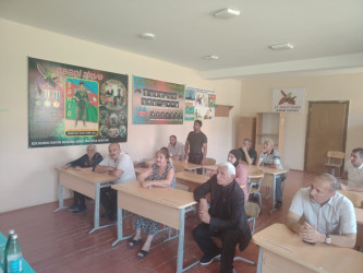 Ağcabədi rayonunda müvəqqəti məskunlaşmış Xocalı rayon sakinlərinin səyyar görüş-qəbulu keçirilmişdir