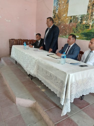 Mingəçevir şəhəri Yeni həyat qəsəbəsində müvəqqəti məskunlaşmış Xocalı rayon sakinlərinin səyyar görüş-qəbulu keçirilmişdir
