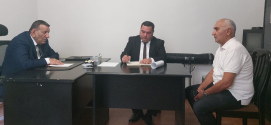 Bakı şəhərində müvəqqəti olaraq məskunlaşmış Xocalı rayon sakinlərinin səyyar görüş-qəbulu keçirilmişdir