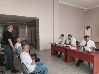 Xəzər rayonunun Mərdəkan qəsəbəsində müvəqqəti məskunlaşmış Xocalı rayon sakinlərinin səyyar görüş-qəbulu keçirilmişdir