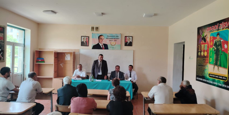 Ağcabədi rayonunda müvəqqəti məskunlaşmış Xocalı rayon sakinlərinin səyyar görüş-qəbulu keçirilmişdir