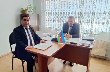 Qəbələ şəhərində müvəqqəti olaraq yaşayan Xocalı rayon sakinlərinin səyyar görüş-qəbulu keçirilmişdir