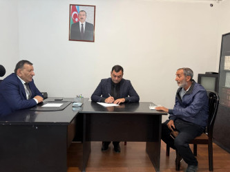 Nərimanov rayonunda yaşayan Xocalı rayon sakinlərinin səyyar görüş-qəbulu keçirildi