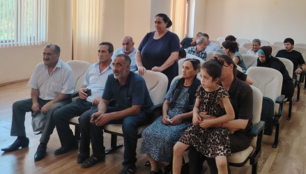 Bərdə rayonunda  müvəqqəti olaraq yaşayan Xocalı rayon sakinlərinin səyyar görüş-qəbulu keçirilmişdir