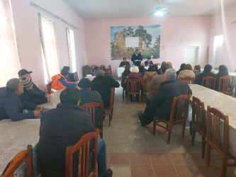 Mingəçevir şəhərində yaşayan Xocalı rayon sakinlərinin səyyar görüş-qəbulu keçirilmişdir