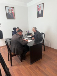 Bakı şəhərində müvəqqəti məskunlaşmış Xocalı rayon sakinlərinin səyyar görüş-qəbulu keçirilmişdir.