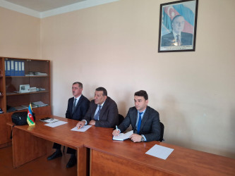 Şəki rayonu Hacı Çələbixan qəsəbəsində müvəqqəti məskunlaşmış Xocalı rayon sakinlərinin səyyar görüş-qəbulu keçirilmişdir