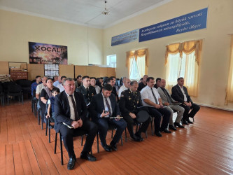 Aşağı Ağcakənd qəsəbəsində yaşayan Xocalı rayon sakinlərinin səyyar görüş-qəbulu keçirilmişdir