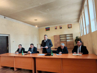 Gəncə şəhərində müvəqqəti olaraq yaşayan Xocalı rayon sakinlərinin səyyar görüş-qəbulu keçirilmişdir