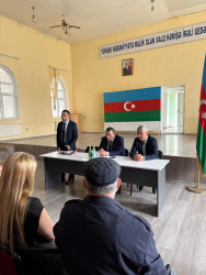 Sabunçu rayonu Ramana qəsəbəsində yaşayan Xocalı rayon sakinlərinin səyyar görüş-qəbulu keçirildi