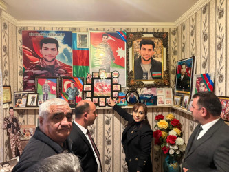 Şəhid ailələri ziyarət olundu