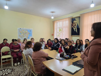"Uşaqların doğulanadək cins seçiminin qarşısının alınması" mövzusunda maarifləndirici tədbir keçirilmişdir.