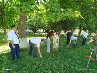 “Yaşıl dünya naminə həmrəylik ili” çərçivəsində maarifləndirici tədbir keçirilib