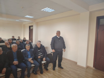 Bərdə rayonunda müvəqqəti məskunlaşmış Xocalı rayon sakinlərinin səyyar görüş-qəbulu keçirilmişdir.