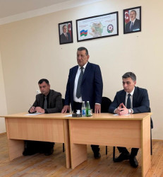Bakı şəhəri Sabunçu rayonunda müvəqqəti məskunlaşmış Xocalı rayon sakinlərinin səyyar görüş-qəbulu keçirilmişdir.