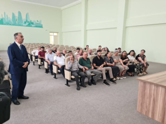 Qaradağ rayonu Lökbatan qəsəbəsi "Qobu Park 3" yeni yaşayış massivində müvəqqəti olaraq məskunlaşmış Xocalı rayon sakinlərinin səyyar-görüş qəbulu keçirilmişdir.