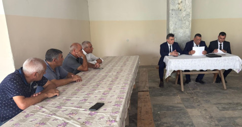 Binəqədi rayonunda  müvəqqəti olaraq yaşayan Xocalı rayon sakinlərinin səyyar görüş-qəbulu keçirilmişdir
