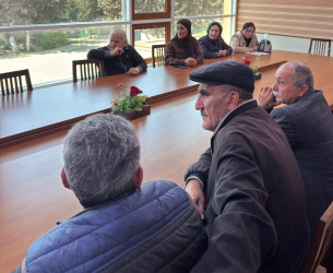 Bakı şəhəri Xəzər rayonunda müvəqqəti olaraq yaşayan Xocalı rayon sakinlərinin səyyar görüş-qəbulu keçirilmişdir