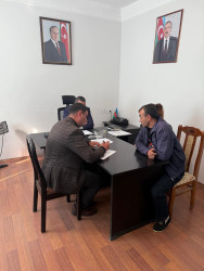 Bakı şəhərində müvəqqəti məskunlaşmış Xocalı rayon sakinlərinin səyyar görüş-qəbulu keçirilmişdir.