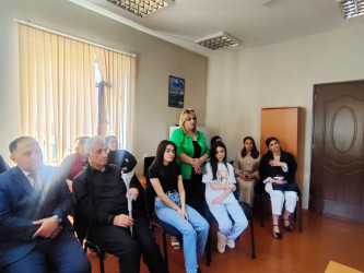 Zaqatala rayonunda müvəqqəti olaraq yaşayan Xocalı rayon sakinlərinin səyyar görüş-qəbulu keçirilmişdir