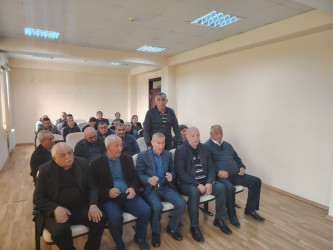 Bərdə rayonunda müvəqqəti məskunlaşmış Xocalı rayon sakinlərinin səyyar görüş-qəbulu keçirilmişdir.